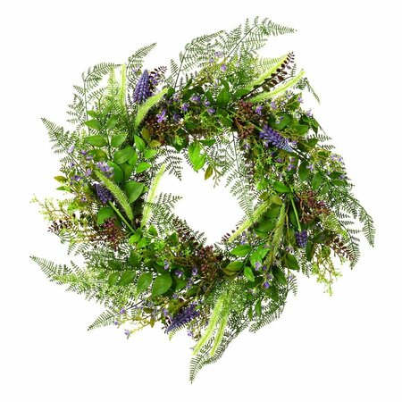 DARE2DECOR 24 in. Green Maytime Wreath DA3250503
